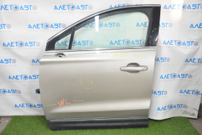 Door assembly front left Lincoln MKC 15- keyless, beige SK, dented, air in the lining