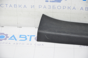Door sill trim inner front right Toyota Highlander 14-19 black, scratches