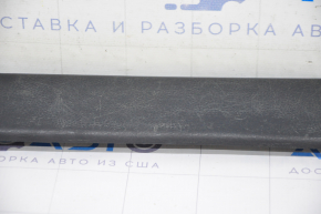 Door sill trim inner front right Toyota Highlander 14-19 black, scratches