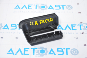 Rear left passenger seat runner trim Mercedes CLA 14-19 black