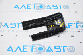 Front right passenger seat runner trim Mercedes CLA 14-19 black