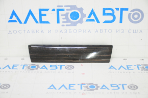 BMW 5 G30 17-23 wood grain center console trim, front, scratches