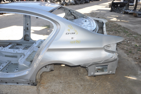 Quarter wing rear left BMW 5 G30 17-23 silver, on the body