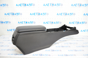 Console central armrest Lexus ES300h ES350 13-18 black, scratches, cracked leather