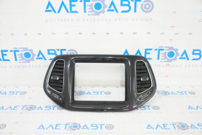 Air duct dashboard central Jeep Compass 17- black, for 8.4" inches, scratches
