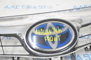 Radiator grill grill Toyota Avalon 13-15 hybrid, with emblem, sand