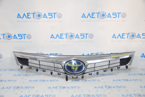 Radiator grill grill Toyota Avalon 13-15 hybrid, with emblem, sand