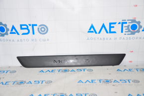 Door sill trim front right outer Tesla Model 3 18- black, scratches
