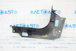 Door sill trim front right Jeep Compass 17- black, scratches, crack in fastening