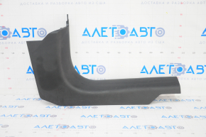 Door sill trim front right Jeep Compass 17- black, scratches, crack in fastening