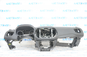 Torpedo front panel with AIRBAG Jeep Compass 17-21 black