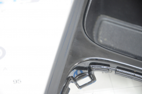 Center console trim Jeep Compass 17-21 FWD, black gloss, scratches