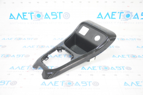 Center console trim Jeep Compass 17-21 FWD, black gloss, scratches