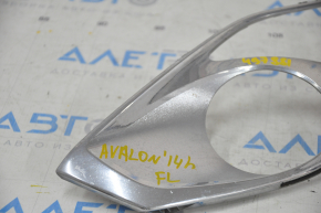 Left fog light frame Toyota Avalon 13-15 chrome, sand
