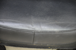 Driver's seat Jeep Compass 17- with airbag, electric, leather black, scratches, broken pad mount