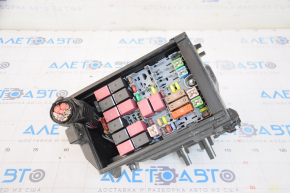 The Jeep Compass 17-26 underhood fuse box is cracked.