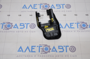 Rear right passenger seat runner trim Lexus ES300h ES350 13-18 black, white plastic