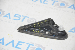 Wing molding triangle right Toyota Avalon 13-18 chrome, broken fastener, torn seal