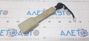 Passenger seat belt latch Infiniti JX35 QX60 13- beige with sensor, for cleaning