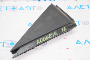 Door trim triangle side rear right Nissan Rogue 14-20 matte, scratches