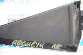 Door trim triangle side rear right Nissan Rogue 14-20 matte, scratches