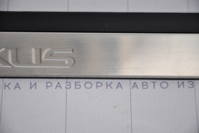 Door sill trim front right outer Lexus ES300h ES350 13-18 chrome, scratches
