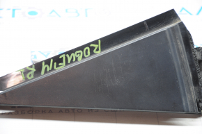Door trim triangle side rear left Nissan Rogue 14-20 matte, scratches
