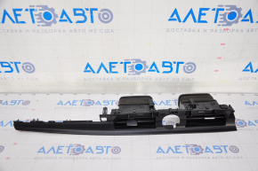 Front panel air duct deflector with center trim Lexus ES300h ES350 13-18 black