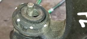 Lower front left arm Lincoln MKC 15 - cracked silent block and boot, torn silent block