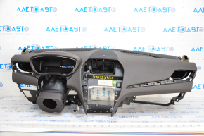 Torpedo front panel with AIRBAG Lincoln MKC 15 - dark brown, for cleaning