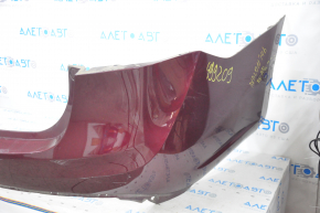 Rear bumper bare Toyota Avalon 13-18 red, scratches, pressed