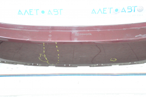 Rear bumper bare Toyota Avalon 13-18 red, scratches, pressed