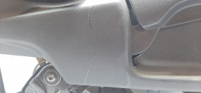 Passenger seat Mazda 6 16-17 with airbag, manual, beige leather, scratches on plastic