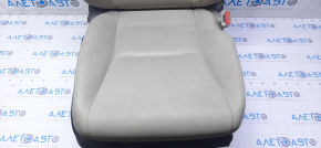 Passenger seat Honda Accord 13-15 without airbag, electric, beige leather, scuffs, dry cleaning, without seat adjustment motor