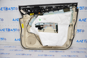 Door trim card front left Lincoln MKC 15- beige, for dry cleaning, cracked armrest
