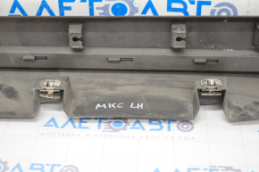 Left threshold Lincoln MKC 15 - structure, lower fasteners are dented, scratches, tears, broken fasteners