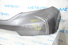 Front bumper bare Honda CRV 17-19 graphite, tear, pressed