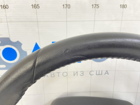 Naked steering wheel Toyota Prius 50 16-22 black leather, folds on leather, dry cleaning