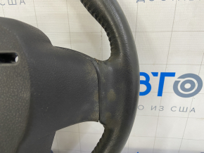 Naked steering wheel Toyota Prius 50 16-22 black leather, folds on leather, dry cleaning