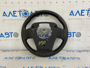 Naked steering wheel Toyota Prius 50 16-22 black leather, folds on leather, dry cleaning