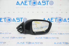 Side mirror right Nissan Rogue 14-20 3 pins, silver, scratches, scale