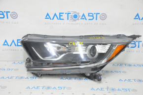 Headlight front left bare Honda CRV 17-22 halogen, sand