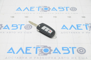 Nissan Rogue 14-20 3-button key, folding, scratches, worn