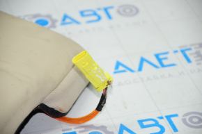 Airbag airbag seat rear left Cadillac CTS 14- beige leather, chip broken, dented, dry cleaning