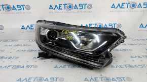 Headlight front right bare Honda CRV 17-22 halogen, sand
