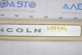 Door sill trim front left Lincoln MKC 15- beige with backlight, scratches