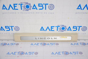 Door sill trim front right Lincoln MKC 15- beige with backlight, scratches