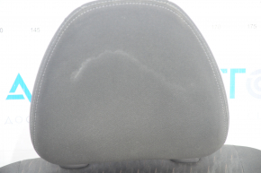 Passenger seat Nissan Rogue 14-20 without airbag, mechanical, cloth black, for cleaning