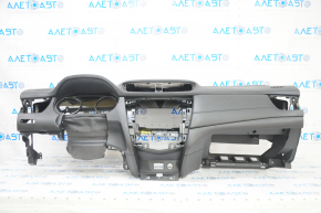 Torpedo front panel with AIRBAG Nissan Rogue 14-20 black, scratches