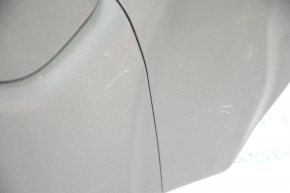 Console center armrest and cup holders Nissan Rogue 17- black, without heated seats, scratches